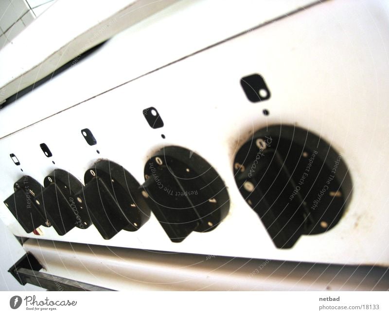 Ofen-Regler (alter Ofen) kochen & garen Grad Celsius Elektrisches Gerät Technik & Technologie Herd & Backofen