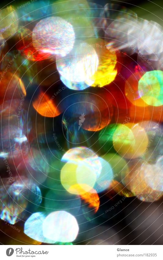 Farben Bling Bling Farbfoto Außenaufnahme Nahaufnahme Detailaufnahme Experiment Menschenleer Licht Reflexion & Spiegelung Lichterscheinung Unschärfe Lifestyle