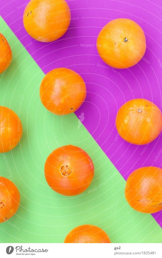 Orangen Lebensmittel Frucht Ernährung Essen Frühstück Bioprodukte Vegetarische Ernährung Diät Gesunde Ernährung Kunst ästhetisch außergewöhnlich Fröhlichkeit