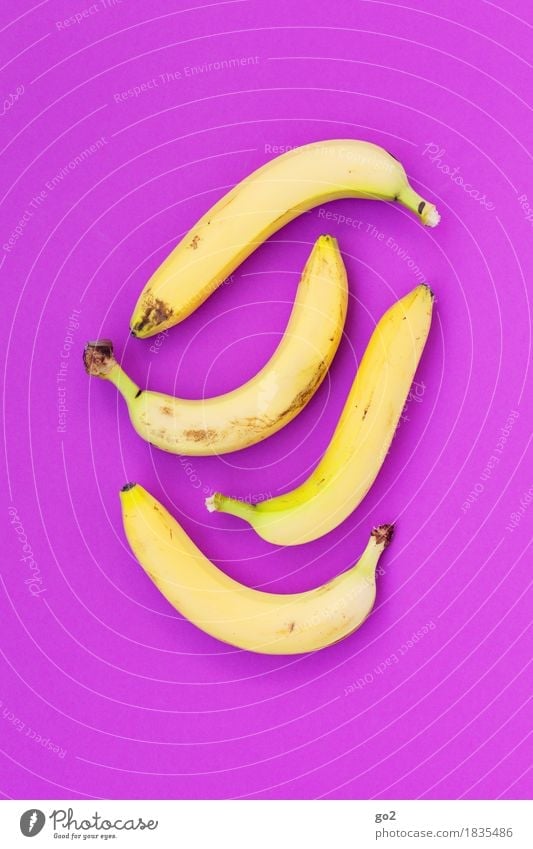 Bananen Lebensmittel Frucht Ernährung Essen Frühstück Bioprodukte Vegetarische Ernährung Diät Fasten Gesunde Ernährung Kunst ästhetisch außergewöhnlich