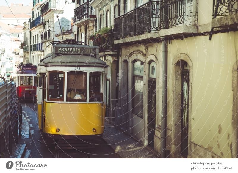 Beirro Alto Ferien & Urlaub & Reisen Städtereise Sommer Lissabon Portugal Stadt Hauptstadt Stadtzentrum Altstadt Verkehr Verkehrsmittel