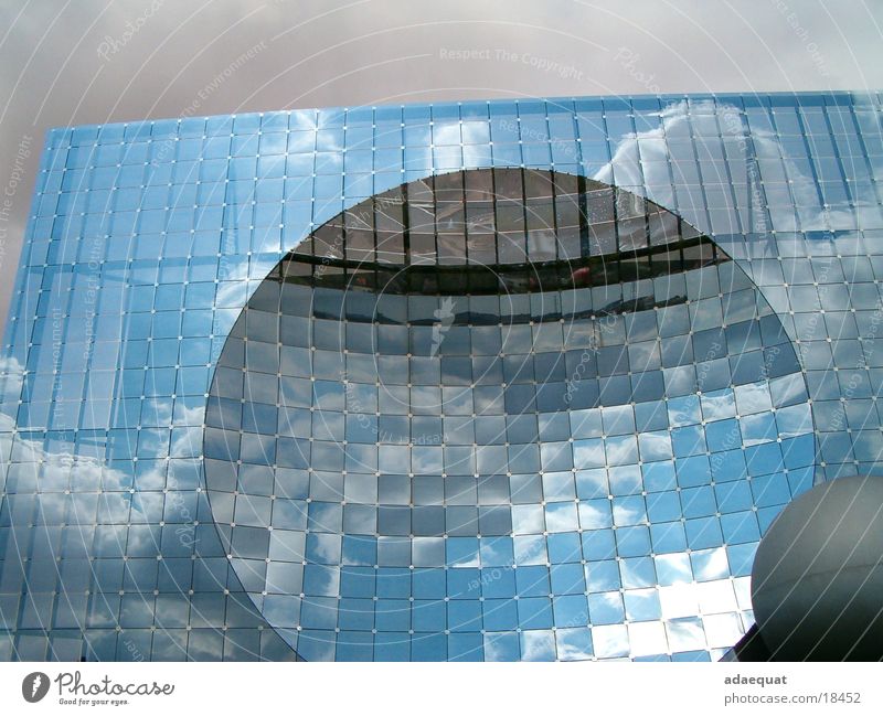 Futuroscop Gebäude Spiegel Wolken Architektur Glass Reflektion
