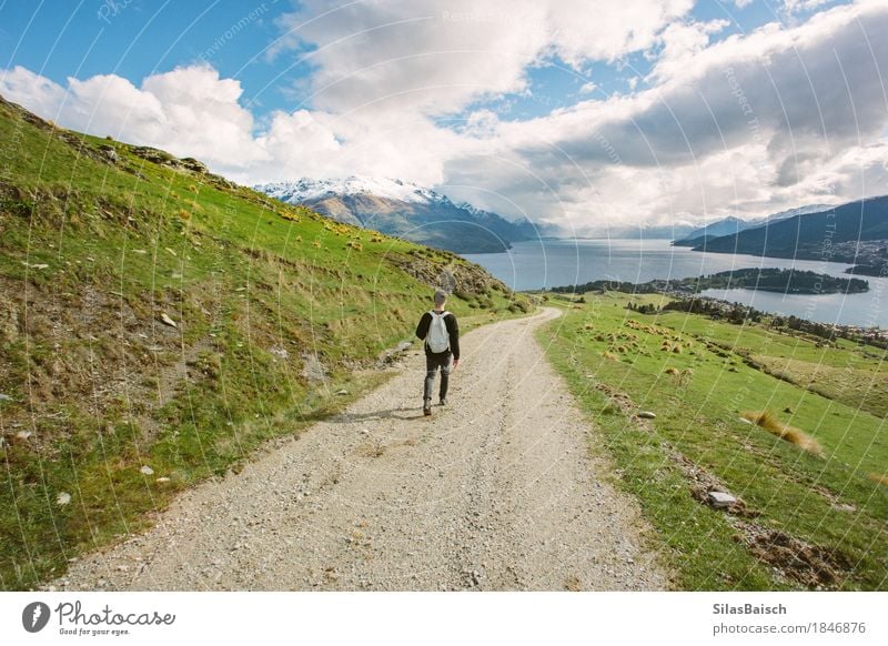 Wandern in Neuseeland Lifestyle Freude Wellness Leben harmonisch Erholung Ferien & Urlaub & Reisen Ausflug Abenteuer Ferne Freiheit Sommerurlaub wandern Fitness