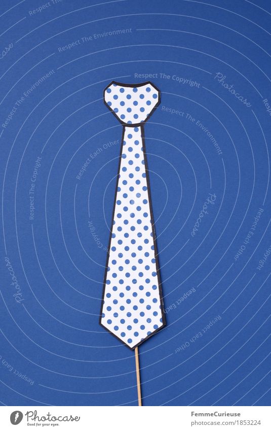 Krawatte_1853224 Mode Bekleidung Accessoire Business bewerben Vorstellungsgespräch schick elegant maskulin gepunktet blau aufgespiesst gebastelt Kreativität