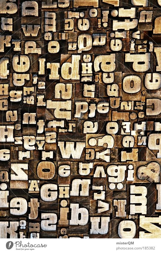 Wortschatz. Stil Design Kreativität Idee verrückt viele gemischt Sprache Telekommunikation Verständigung Buchstaben Kunst durcheinander Kennwort chaotisch