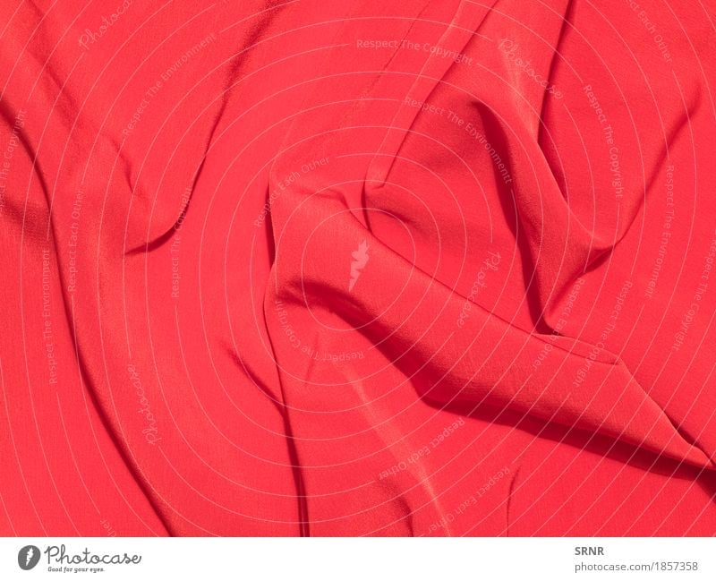 Roter Stoff Bekleidung rot Farbe Hintergrund Hintergründe Vorhang Material Rippeln Satin Seide Textil Samt winken abstrakt Muster Strukturen & Formen