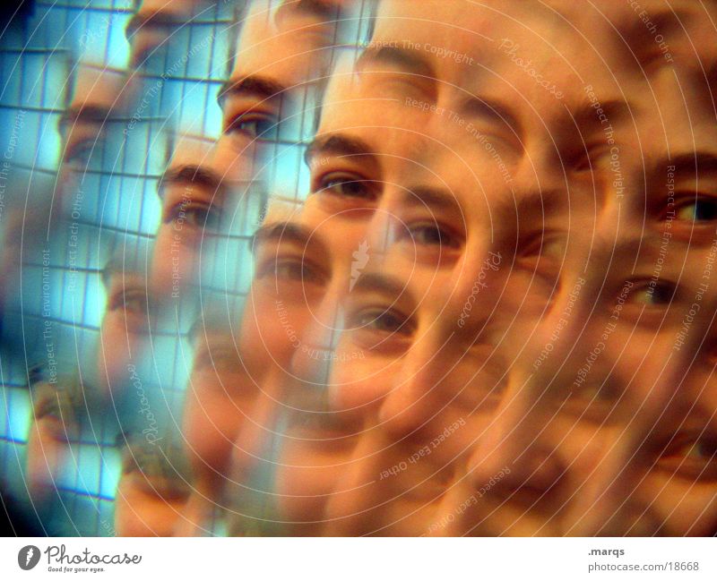 ein Augenblick Kaleidoskop Bruch Frau Fototechnik häufig Gesicht marqs