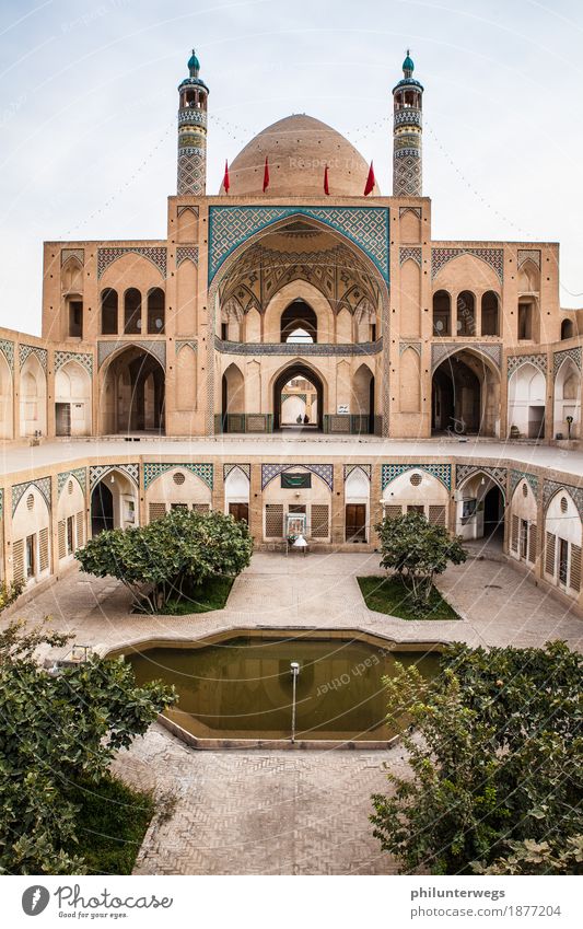 Moschee in Kashan / Iran elegant exotisch Ferien & Urlaub & Reisen Tourismus Ausflug Abenteuer Ferne Freiheit Sightseeing Städtereise Expedition Architektur