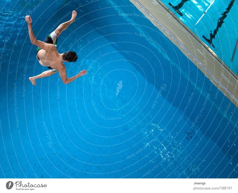 Reinfall Lifestyle Freude Gesundheit Leben Freizeit & Hobby Ausflug Sport Wassersport Sportler Schwimmbad maskulin Jugendliche Körper 18-30 Jahre Erwachsene