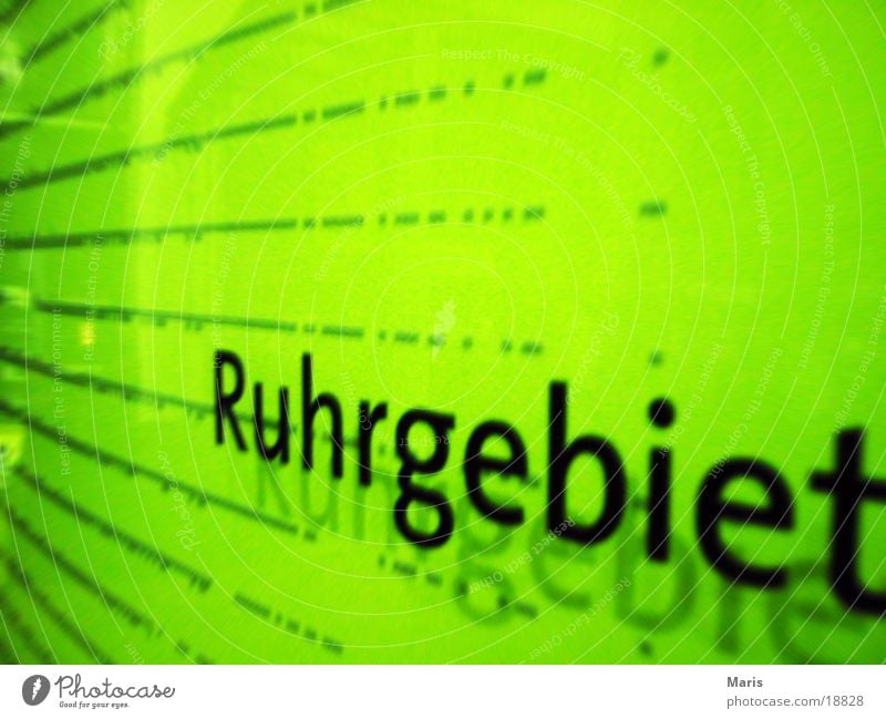 Ruhrgebiet Industrie Ruhrstadt Schilder & Markierungen