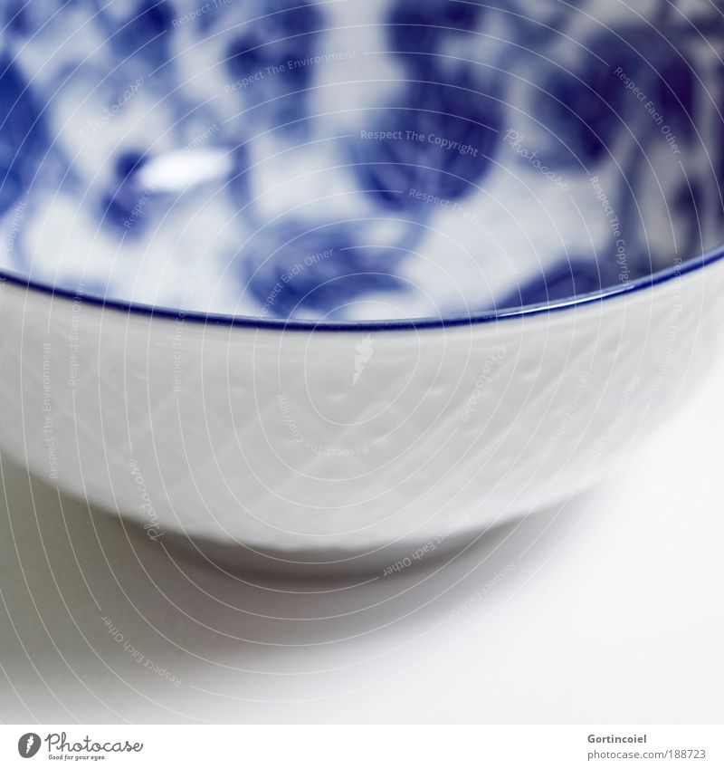 Asia Geschirr Schalen & Schüsseln Lifestyle elegant Stil Kunst Porzellan Porzellanschalen Dekoration & Verzierung Linie exotisch blau weiß Asien China Japan