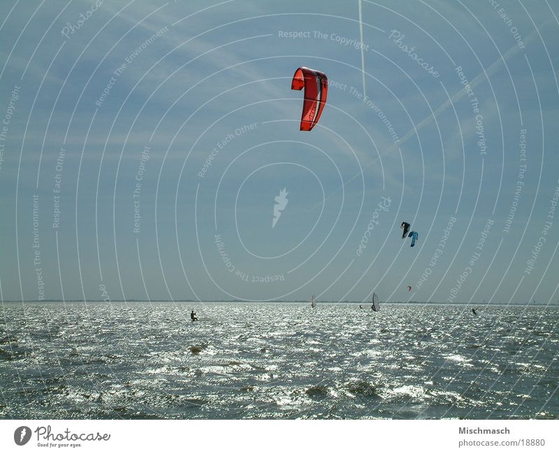 Kitesurfen Kiting Sport Sonne Wasser