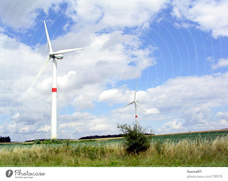 Windräder Elektrizität Windkraftanlage Energiewirtschaft
