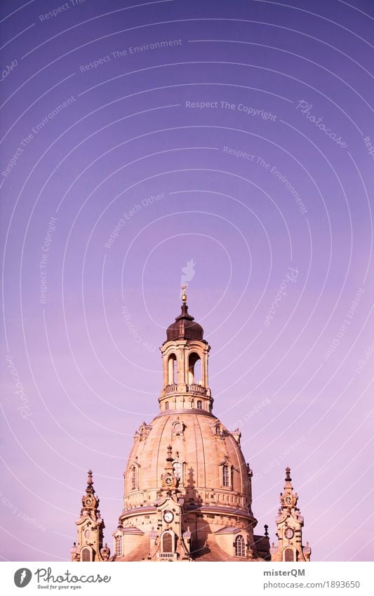 Steckst'e n Finger rein und... Kunst ästhetisch Architektur Dresden Frauenkirche Kuppeldach Kirche Religion & Glaube Turm Renaissance Barock Altstadt