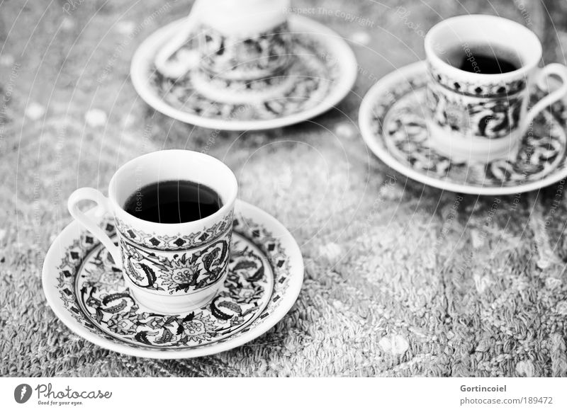 Kütahya Porselen Lebensmittel Kaffeetrinken Getränk Heißgetränk Espresso Kaffeetasse Untertasse Kaffeetisch Mokka Geschirr Tasse Stil Design Feste & Feiern