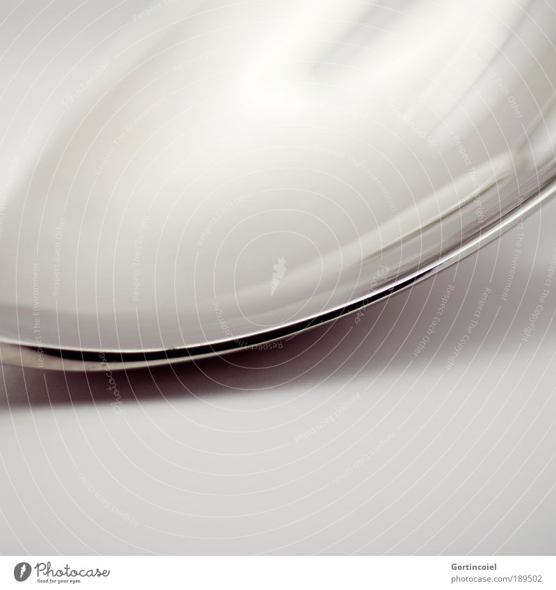 Spoon Besteck Löffel elegant Stil Design Metall Linie Strukturen & Formen grau silber glänzend Glanzlicht dunkel hell schimmern Lichtspiel Edelstahl graphisch