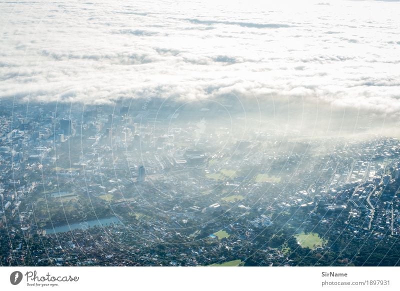 410 [cloud city scape] Fortschritt Zukunft Umwelt Wolken Sonnenlicht Klimawandel Wärme Kapstadt Südafrika Afrika Stadt Skyline bevölkert Haus Gebäude
