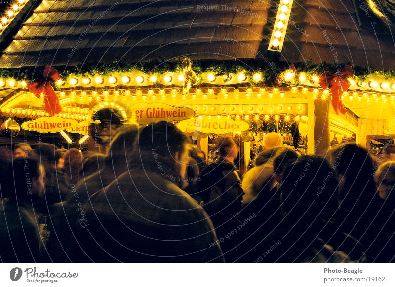 Weihnachtsmarkt-3 Weihnachten & Advent Glühwein Dienstleistungsgewerbe Glühweinstand Beleuchtung Weihnachtsbeleuchtung