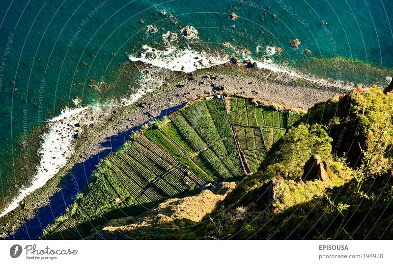 Blick auf Cabo Girao, Insel Madeira. Tag Europa Portugal Belvedere Tourist Meer Ackerbau schön Altimeter Atlantik Tourismus Luftloch Klippe Landschaft