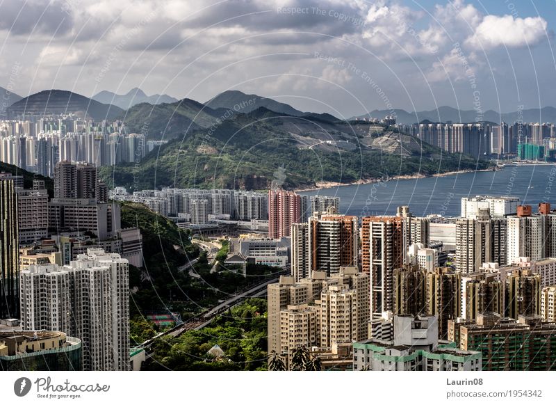 Hong Kong hills ruhig Ferien & Urlaub & Reisen Ferne Freiheit Sommer Meer Berge u. Gebirge Umwelt Landschaft Pflanze Himmel Wald Hügel Hongkong China Asien