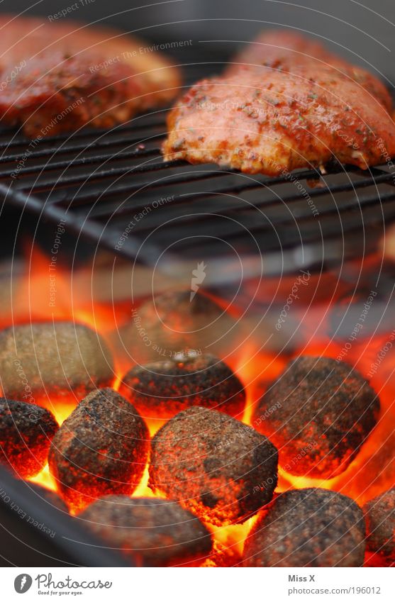 es wird wieder gegrillt ! Lebensmittel Fleisch Ernährung Abendessen Bioprodukte Übergewicht Camping Sommer Sommerurlaub Feste & Feiern heiß lecker