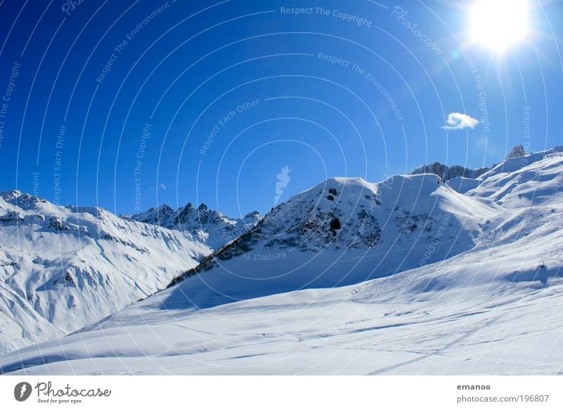 Hasenflüeli Wintersport Klettern Bergsteigen Skipiste Natur Landschaft Klima Wetter Schnee Felsen Alpen Berge u. Gebirge Gipfel Schneebedeckte Gipfel Schlucht