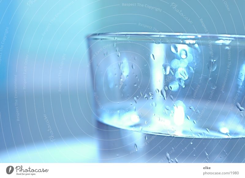 Ein Glas Wasser Getränk Mineralwasser Alkohol Flüssigkeit