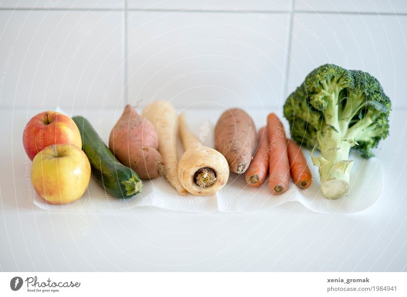 Gemüse Lebensmittel Frucht Ernährung Mittagessen Picknick Bioprodukte Vegetarische Ernährung Diät Fasten Lifestyle Gesundheit Gesunde Ernährung kaufen Essen