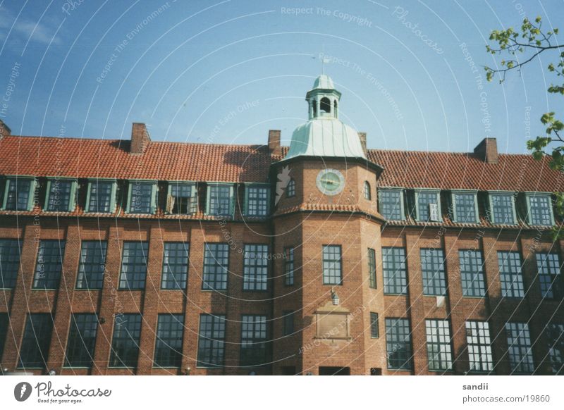 Old Scool Gebäude historisch Architektur Schule Dänemark Schulgebäude