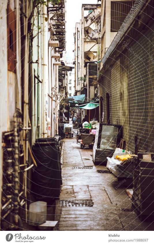 Ansicht der Straße von Hong Kong Lifestyle Leben Ferien & Urlaub & Reisen Tourismus Ausflug Erwachsene Menschengruppe Landschaft Fußgänger Bewegung stehen