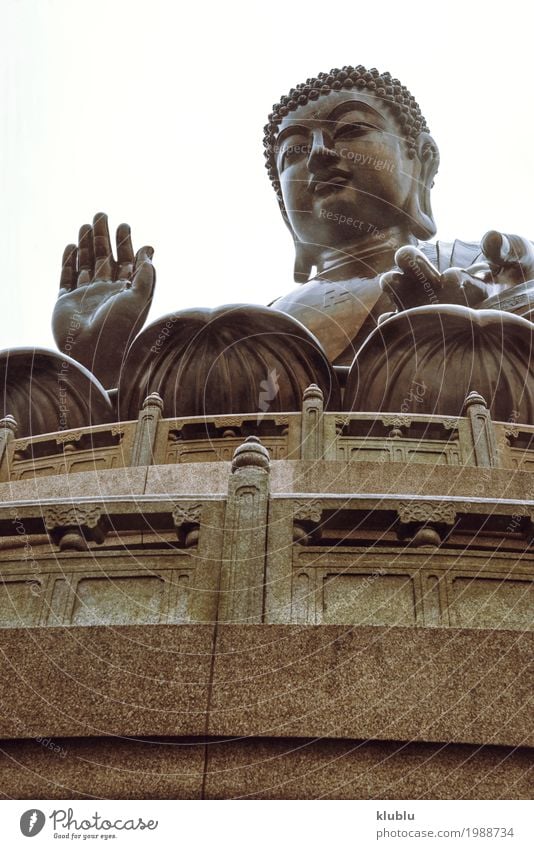 Tian Tan Buddha Tempel, Hong Kong Meditation Kunst Kultur Architektur alt groß Religion & Glaube beten Statue Figur Himmelstempel Buddhismus Asien antik