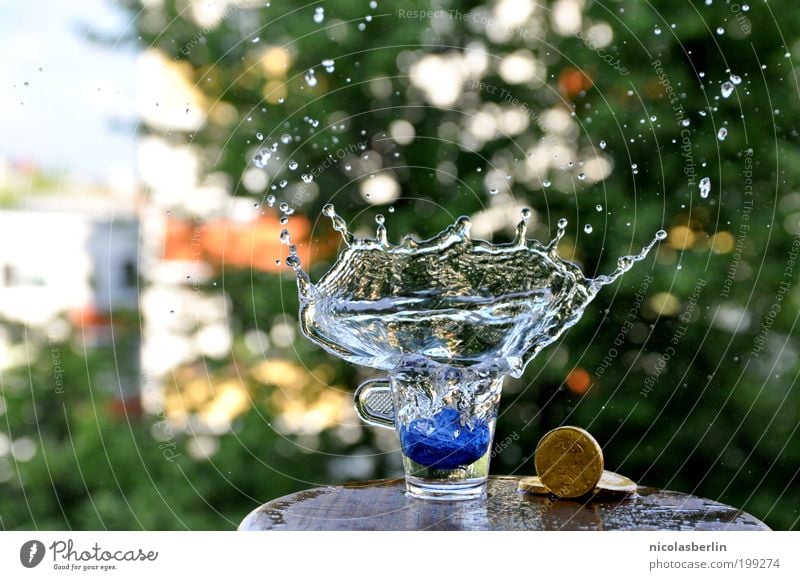 Ausbruch Erfrischungsgetränk Glas Stil Design Wellness Leben Erholung Veranstaltung Wasser Sommer elegant frei Euphorie schön ästhetisch Lebensfreude