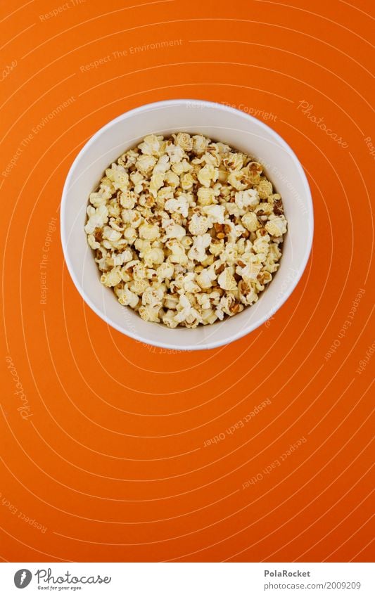 #A# Popcornkino Kunst ästhetisch Popkorn Kino Kinofilm Kinoprogramm orange ungesund lecker Snack Snackbar süß Süßwaren Süßwarengeschäft Süßwarenstand Fastfood