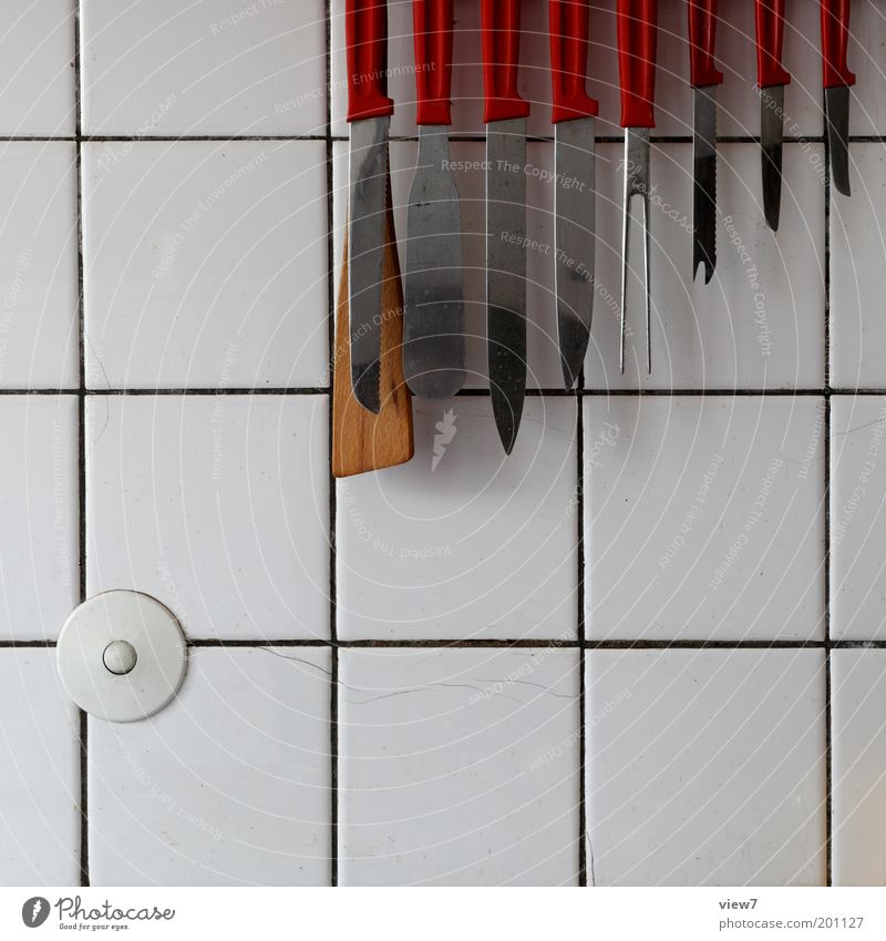 Arsenal Küche Werkzeug Linie alt hängen bedrohlich einzigartig Genauigkeit rein Häusliches Leben Messer Lichtschalter Fuge Auswahl Reihe Farbfoto