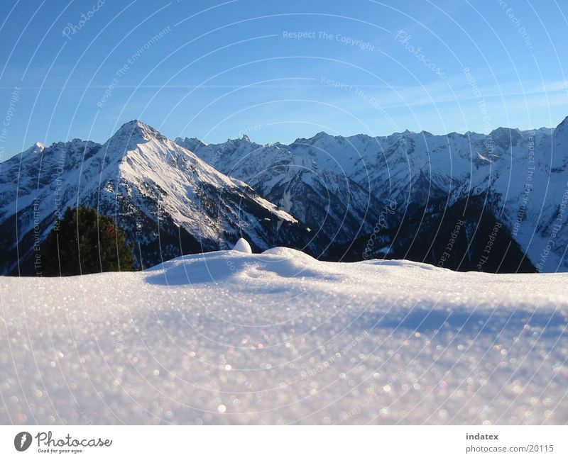 Winter Berge u. Gebirge Schnee Natur