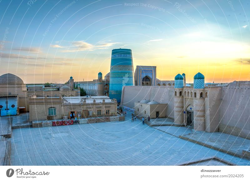 Altstadt von Chiwa, Usbekistan Stil Design Tourismus Dekoration & Verzierung Kunst Stadt Architektur Ornament alt groß Farbe Religion & Glaube Tradition Khiva