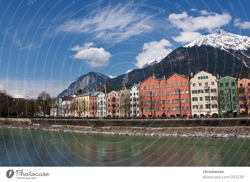 Frühling in Innsbruck Österreich Europa Stadt Hauptstadt Haus Sehenswürdigkeit schön einzigartig Kitsch Wärme mehrfarbig Farbfoto Außenaufnahme Menschenleer Tag