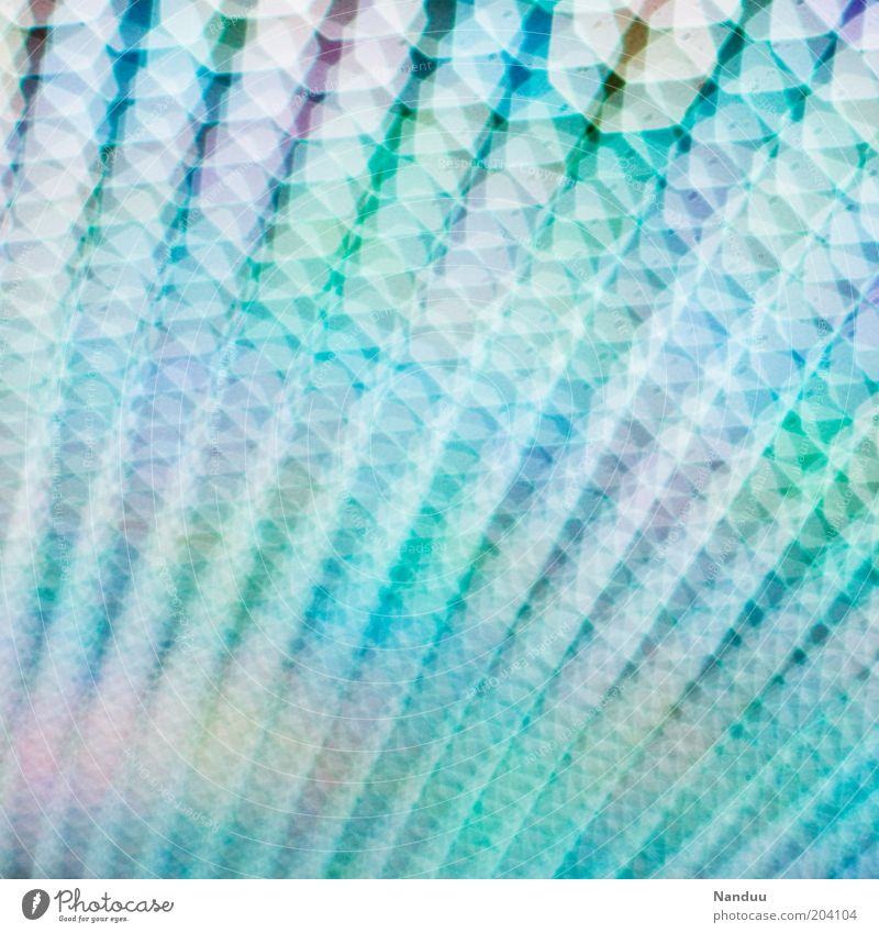 Funkelnd clubbing blau mehrfarbig Unschärfe Blendenfleck Reihe Menschenleer Lichterkette Farbfoto Innenaufnahme Muster Strukturen & Formen
