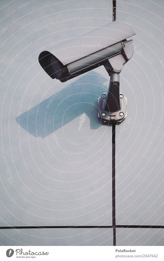 #AS# Überwachung IV Videokamera High-Tech beobachten silber Technik & Technologie Telekommunikation Informationstechnologie Internet Überwachungsgerät