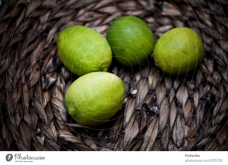 sauer macht lustig Frucht Limone exotisch Korb Duft lecker saftig braun grün Farbfoto Innenaufnahme frisch Vitamin C