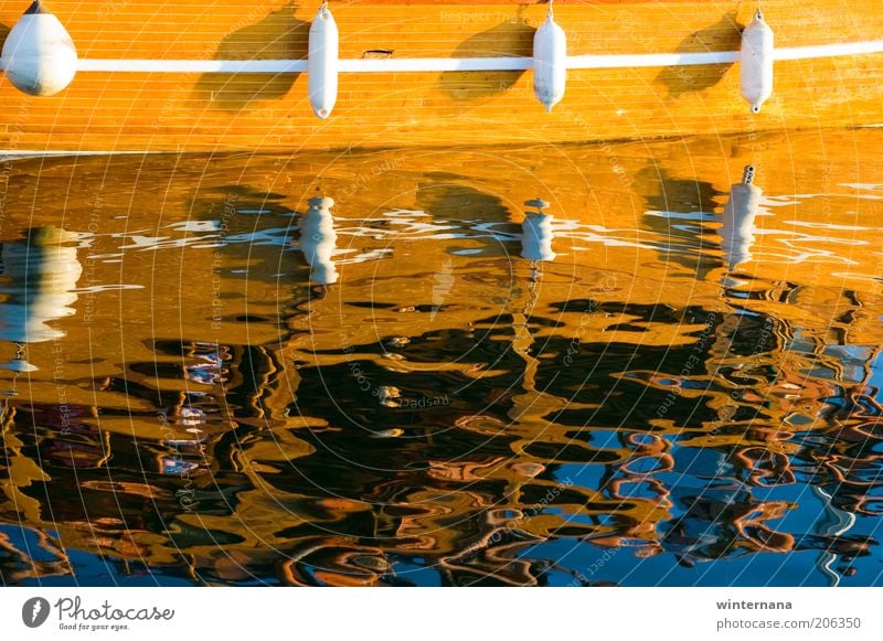 Gespiegelt Wasser Sommer Schönes Wetter Küste Nordsee Bootsfahrt Segel Spiegel frei einzigartig nachhaltig nass Sauberkeit blau braun mehrfarbig gelb weiß Glück