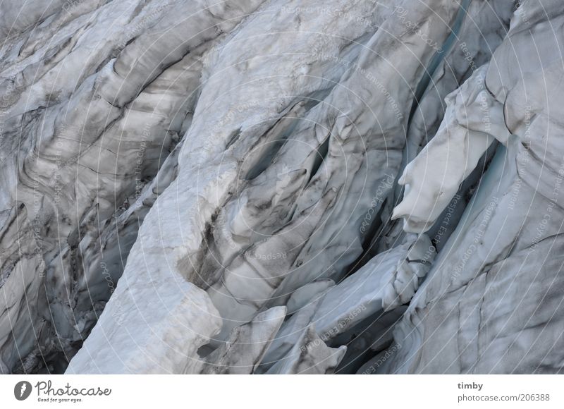 Gletscher Schnee Berge u. Gebirge Landschaft Sommer Eis Frost Alpen Titlisgletscher Farbfoto Außenaufnahme Menschenleer Tag Vogelperspektive Naturgewalt