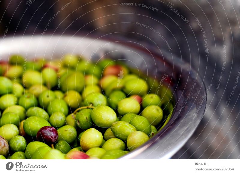 Aussenseiter Oliven Ernährung Vegetarische Ernährung Schalen & Schüsseln authentisch natürlich grün Farbfoto Menschenleer Schwache Tiefenschärfe