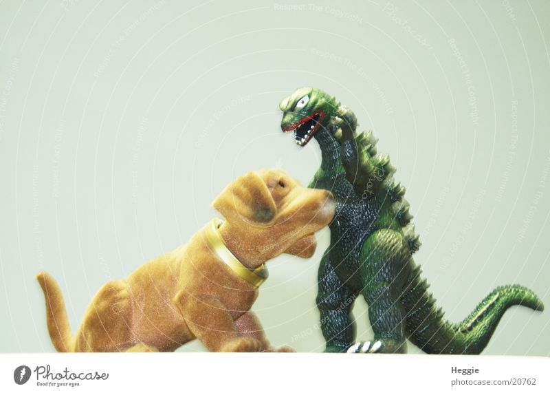 Godzilla vs. Wackeldackel Monster Filmstar Tier kämpfen
