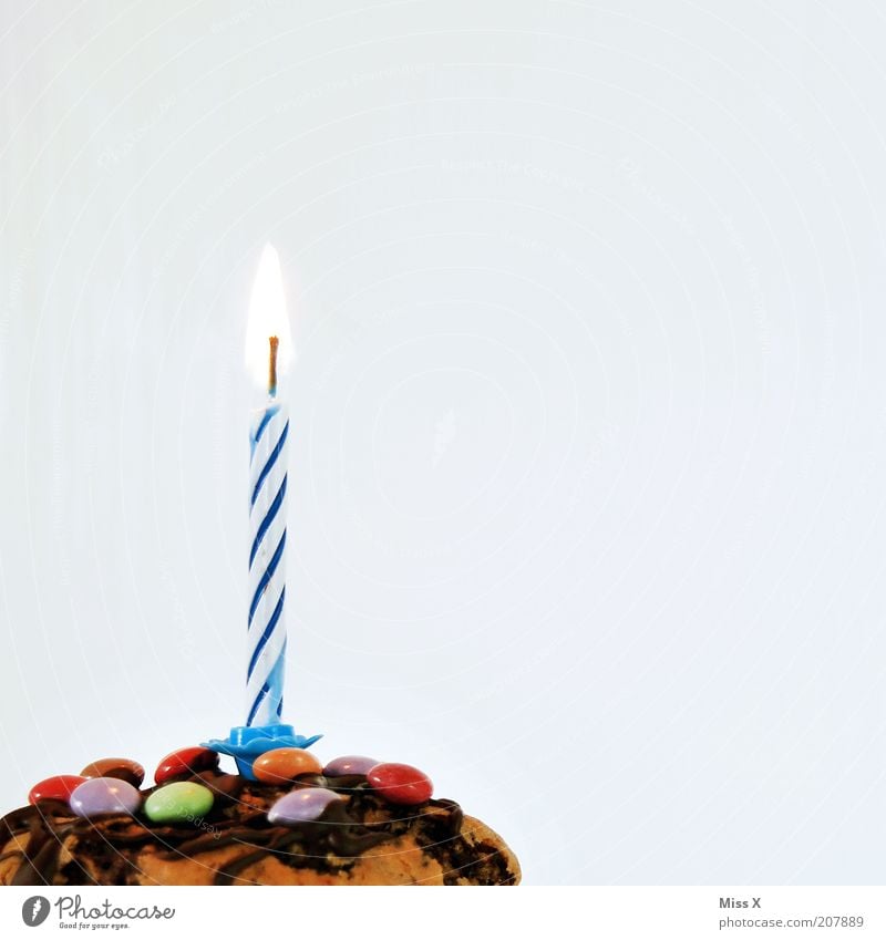 Geburtstagsmuffin für secrets Katze Lebensmittel Teigwaren Backwaren Kuchen Dessert Süßwaren Schokolade Ernährung Feste & Feiern Valentinstag Muttertag leuchten