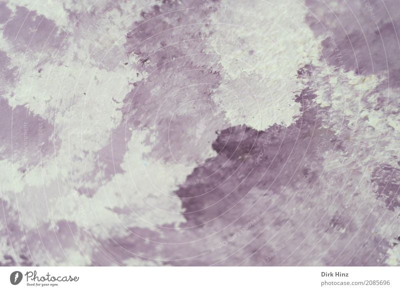 lila-weiß Kunst Ausstellung Kunstwerk Gemälde Kultur violett Hintergrundbild Pinselstrich getupft Wolkenbild Aquarell abstrakt rosa Menschenleer