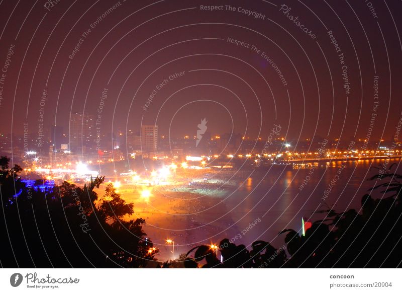 Bombay City Lights Indien Erfolg Licht Juhu Beach Nehru Park Stadt