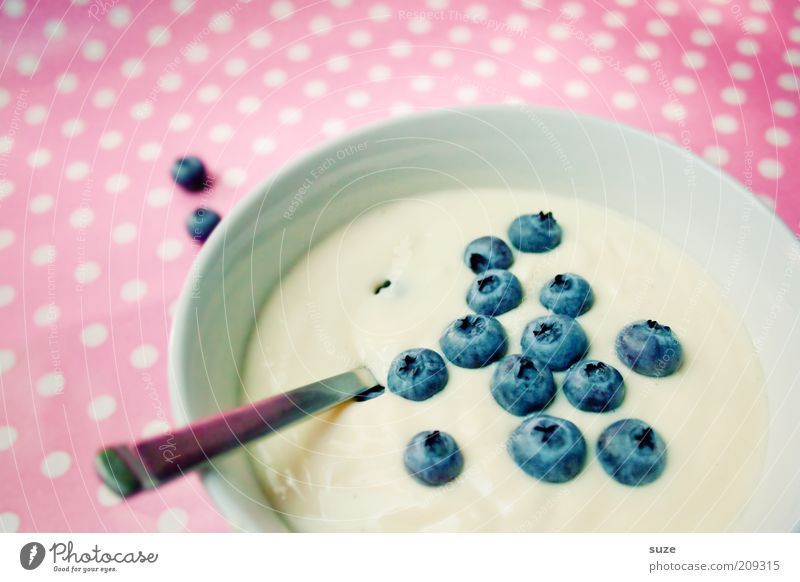Blaumänner Lebensmittel Joghurt Milcherzeugnisse Frucht Dessert Ernährung Frühstück Bioprodukte Vegetarische Ernährung Diät Schalen & Schüsseln Löffel