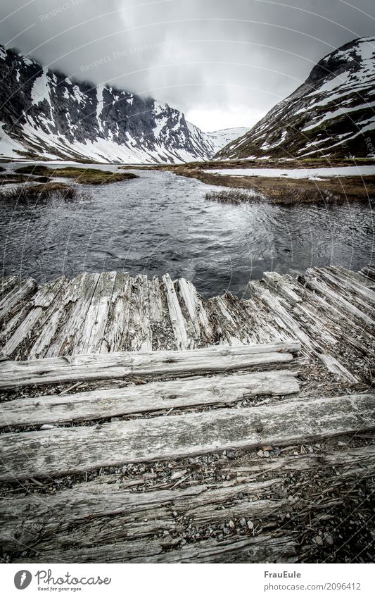 norge II Umwelt Natur Landschaft Wasser Wolken Frühling Hügel Felsen Berge u. Gebirge Fluss Norwegen jotunheimen Menschenleer alt dreckig gigantisch kalt trist
