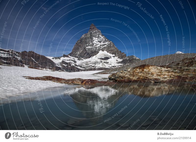 Matterhorn Ferien & Urlaub & Reisen Tourismus Ausflug Freiheit Berge u. Gebirge Wintersport Klettern Bergsteigen wandern Skifahren Natur Landschaft